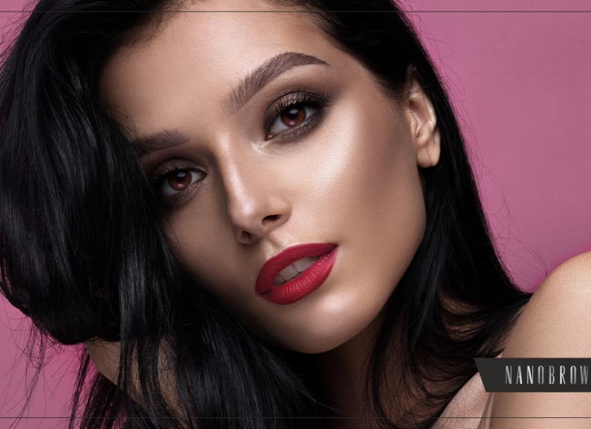 Ombre ličenje obrvi korak za korakom